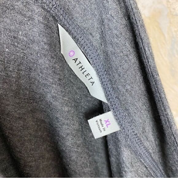 Athleta Solstice Ruched Skirt- Heathered Grey XL - Picture 3 of 4